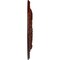 Ekena Millwork Hurley Ceiling Medallion (Canopies up to 7 1/4"), 22 1/8"OD x 7 1/4"ID x 1 3/4"P, Brushed Mahogany CM26HUBMF - alternate 2